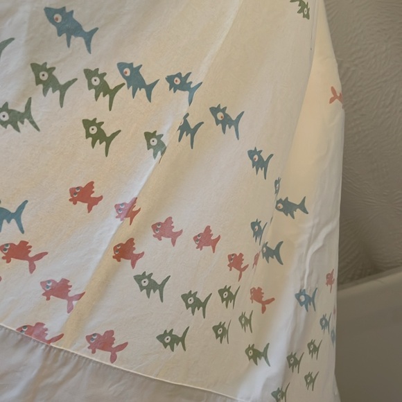 Pottery Barn Kids Shower Curtain Sharks - Picture 7 of 7